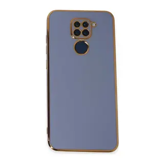 Redmi Note 9 Kılıf Volet Silikon - Mavi