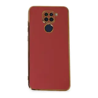 Redmi Note 9 Kılıf Volet Silikon - Kırmızı