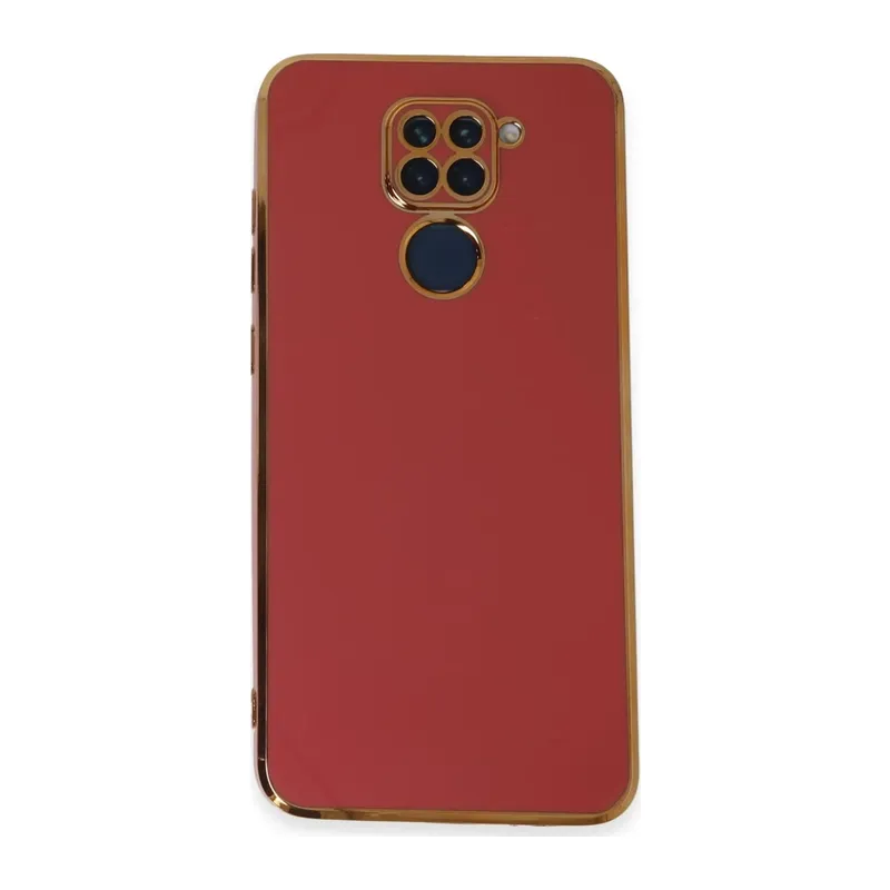 Redmi Note 9 Kılıf Volet Silikon - Kırmızı