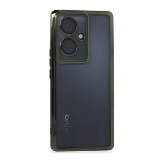 Vivo V29 Lite Kılıf Lensli Silikon - Yeşil