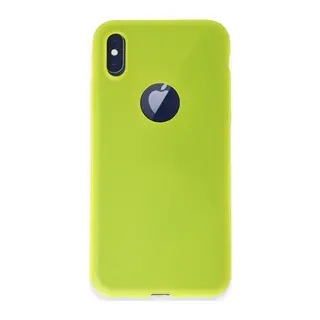 iPhone X Kılıf First Silikon - Parlak Sarı
