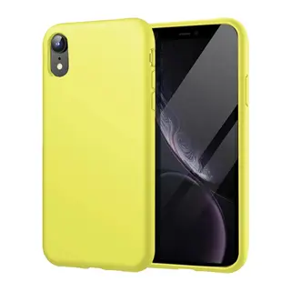 iPhone XR Kılıf First Silikon - Parlak Yeşil