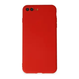 iPhone 7 Plus Kılıf First Silikon - Kırmızı