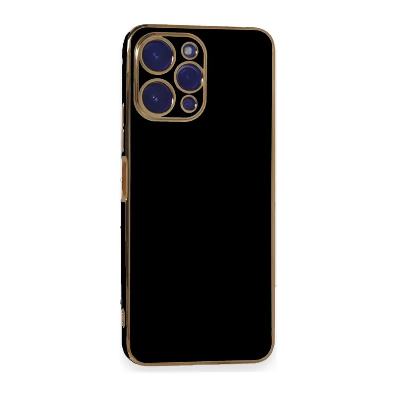 Poco M6 Pro 5G Kılıf Volet Silikon - Siyah