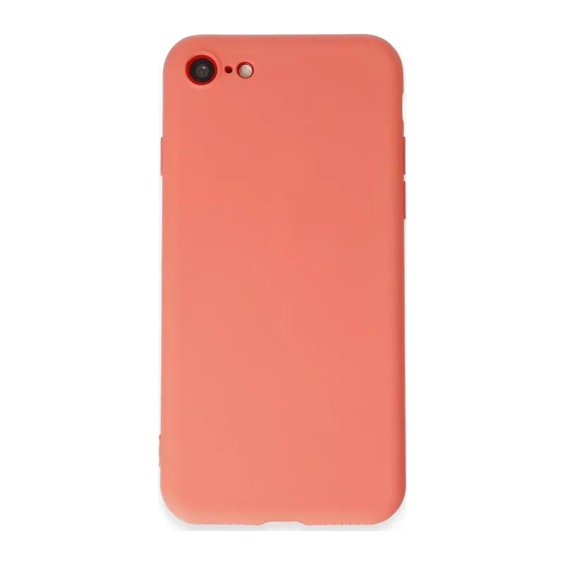 iPhone 7 Kılıf First Silikon - Turuncu