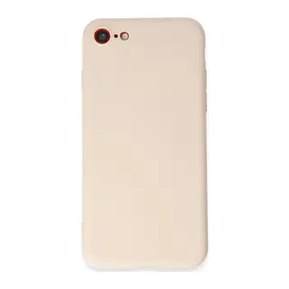 iPhone 7 Kılıf First Silikon - Krem