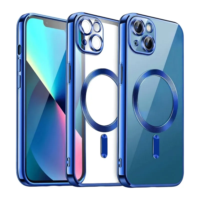 iPhone 15 Kılıf Kross Magneticsafe Kapak - Lacivert