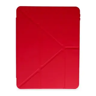 Pad 6 Kılıf Kalemlikli Mars Tablet Kılıfı - Kırmızı