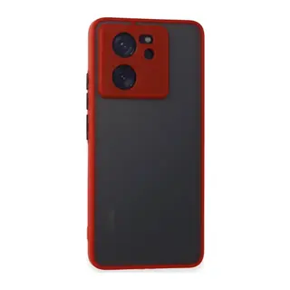Mi 13T Pro Kılıf Montreal Silikon Kapak - Kırmızı