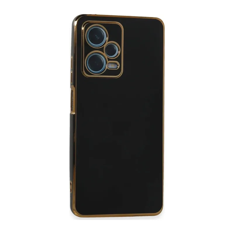 Redmi Note 12 Pro Plus Kılıf Volet Silikon - Siyah