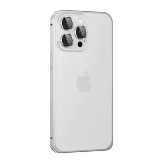 iPhone 15 Pro Max Metal Bumper Mat Kapak - Gümüş