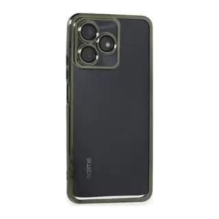 Realme C53 Kılıf Lensli Silikon - Yeşil