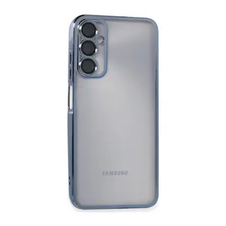 Samsung Galaxy A05S Kılıf Lensli Silikon - Açık Mavi