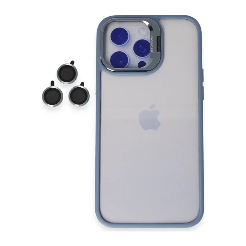 iPhone 14 Pro Kılıf Roblox Lens Standlı Kapak - Sierra Blue