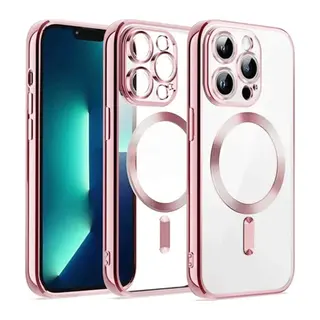 iPhone 15 Kılıf Kross Magneticsafe Kapak - Pembe