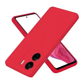 Redmi 13C Kılıf First Silikon - Kırmızı