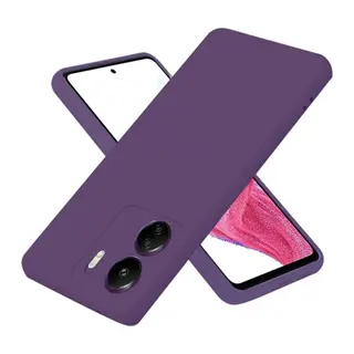 Redmi 13C Kılıf First Silikon - Mor