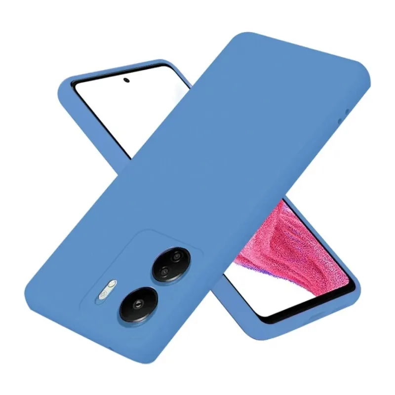 Redmi 13C Kılıf First Silikon - Mavi