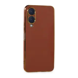 Vivo Y17S Kılıf Volet Silikon - Kırmızı