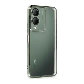 Vivo Y17S Kılıf Lensli Silikon - Yeşil
