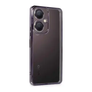 Vivo Y27 Kılıf Lensli Silikon - Mor