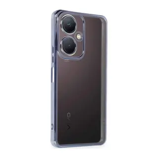 Vivo Y27 Kılıf Lensli Silikon - Açık Mavi