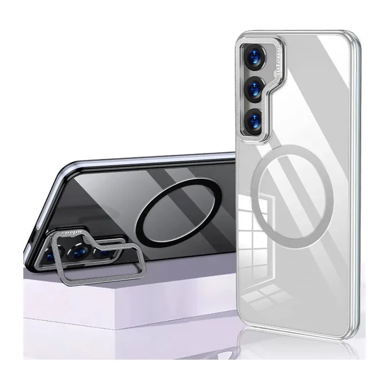 Samsung Galaxy S24 Crystal Magsafe Kapak - Şeffaf