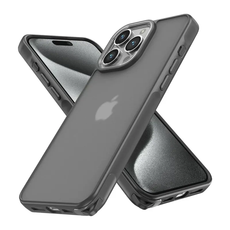 iPhone 14 Pro Kılıf Elegant Kapak - Titan Gri
