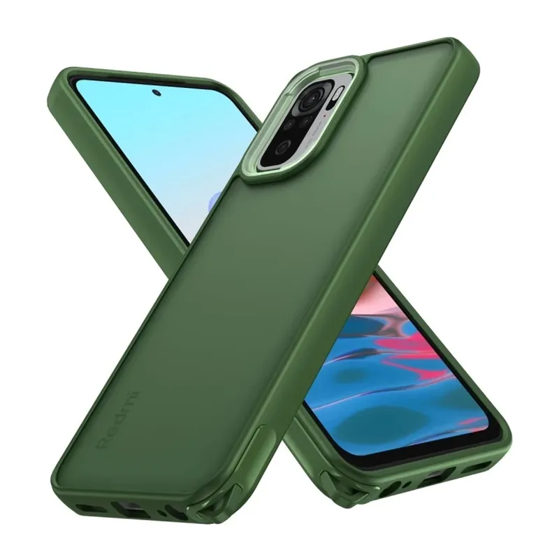 Redmi Note 10 Pro Kılıf Elegant Kapak - Yeşil
