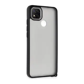 Redmi 9C Kılıf Elegant Kapak - Siyah