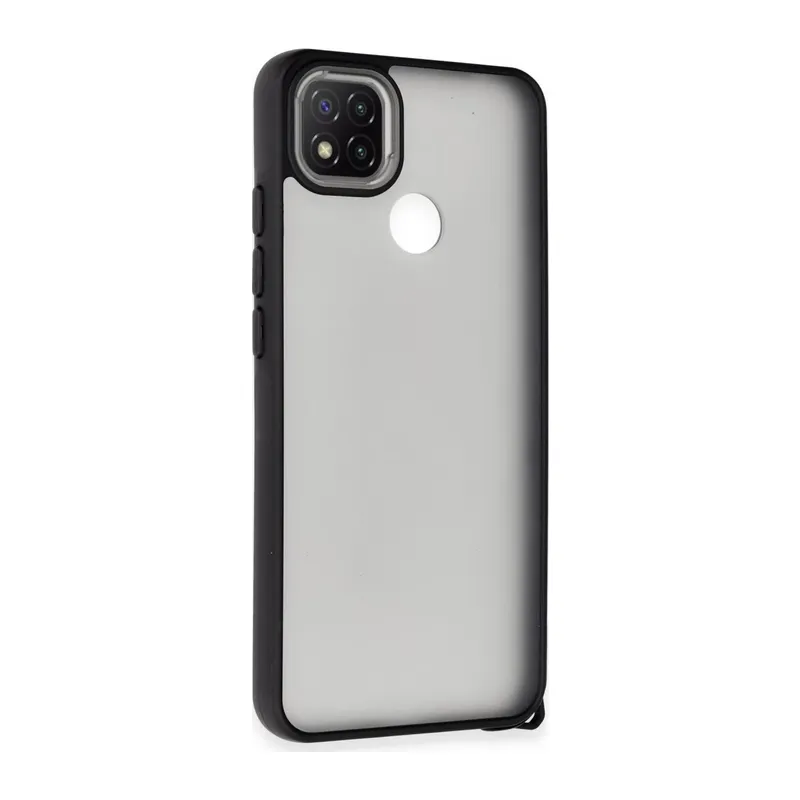 Redmi 9C Kılıf Elegant Kapak - Siyah