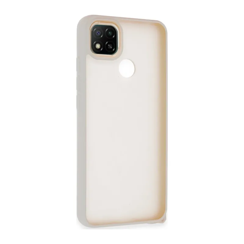 Redmi 9C Kılıf Elegant Kapak - Pudra