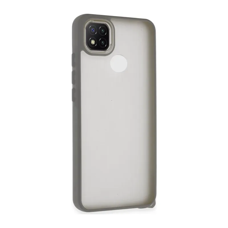 Redmi 9C Kılıf Elegant Kapak - Titan Gri
