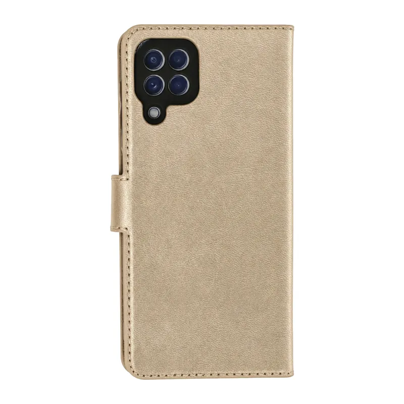 Huawei P40 Lite Trend S Plus Kapaklı Telefon Kılıf - Gold