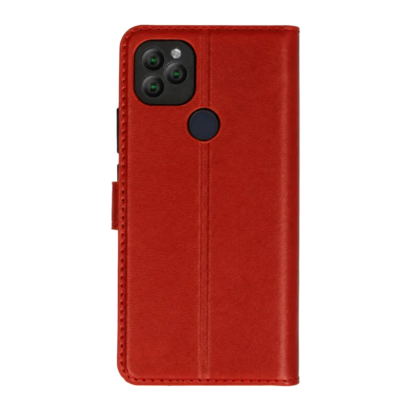General Mobile GM 22 Kılıf Trend S Plus Kapaklı Kılıf - Kırmızı