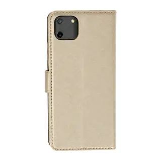 Realme C11 Trend S Plus Kapaklı Telefon Kılıf - Gold