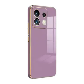 Poco M6 Pro 4G Kılıf Volet Silikon - Mor