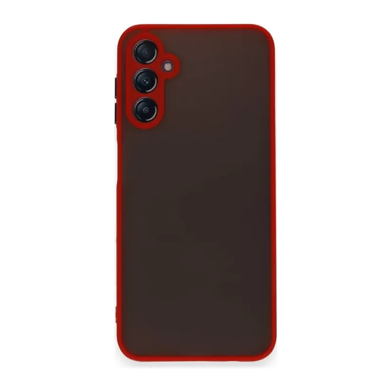 Samsung Galaxy A25 5G Kılıf Montreal Silikon Kapak - Kırmızı