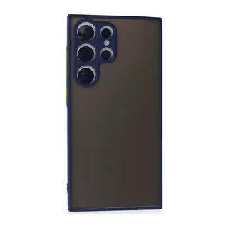 Samsung Galaxy S24 Ultra Kılıf Montreal Silikon Kapak - Lacivert