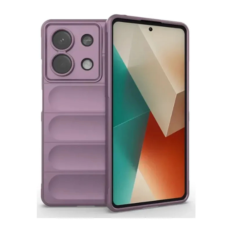 Poco X6 Kılıf Optimum Silikon - Mor