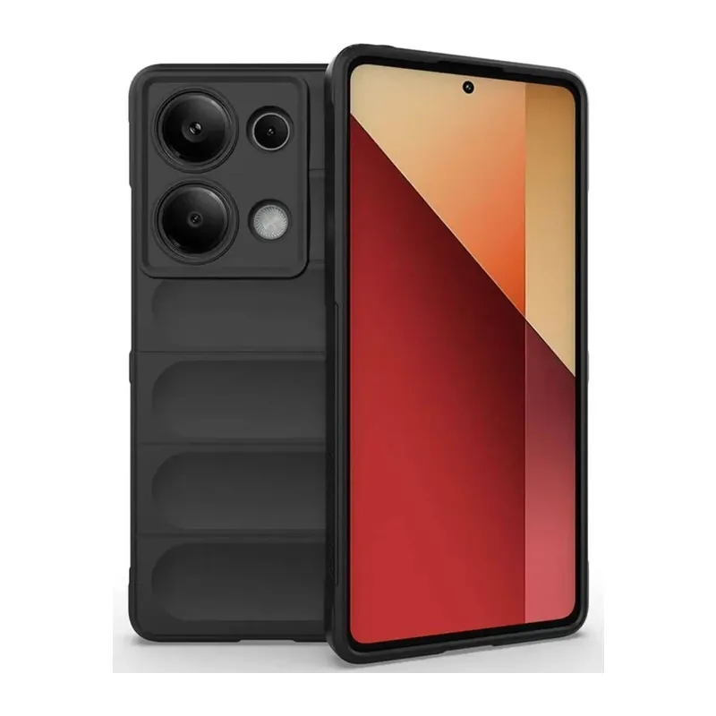 Redmi Note 13 Pro 4G Kılıf Optimum Silikon - Siyah
