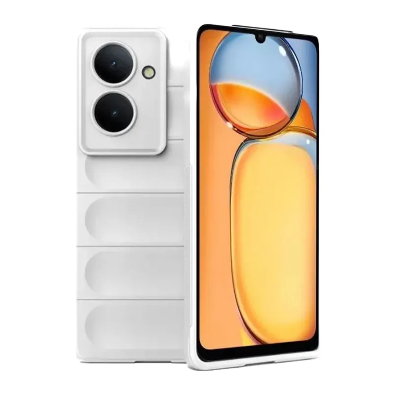 Redmi 13C Kılıf Optimum Silikon - Krem