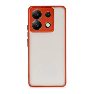 Redmi Note 13 Pro 5G Kılıf Montreal Silikon Kapak - Kırmızı