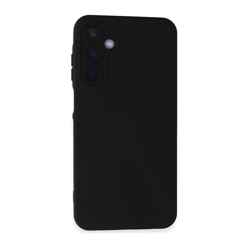 Samsung Galaxy A15 4G Kılıf Nano içi Kadife Silikon - Siyah