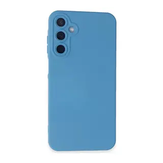 Samsung Galaxy A25 5G Kılıf Nano içi Kadife Silikon - Mavi