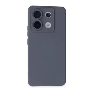 Redmi Note 13 Pro 5G Kılıf Nano içi Kadife Silikon - Gri