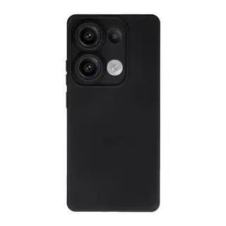 Redmi Note 13 Pro 4G Kılıf Nano içi Kadife Silikon - Siyah