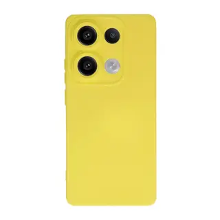 Redmi Note 13 Pro 4G Kılıf Nano içi Kadife Silikon - Sarı