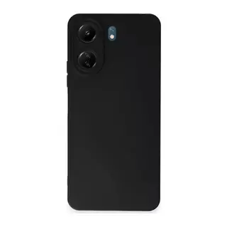 Redmi 13C Kılıf Nano içi Kadife Silikon - Siyah