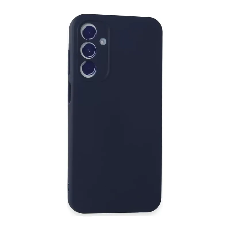Samsung Galaxy A15 4G Kılıf First Silikon - Lacivert